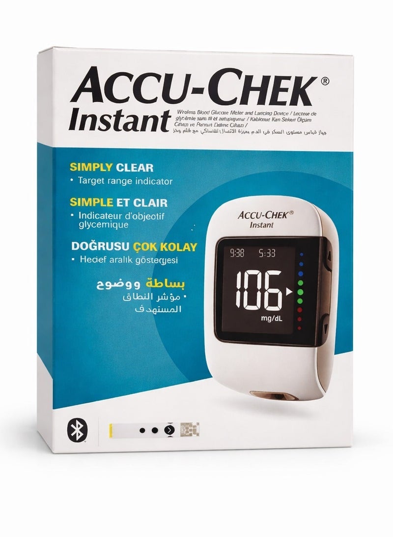 ACCU-CHEK Instant Instant blood glucose monitor set & 50 strips - Image 5