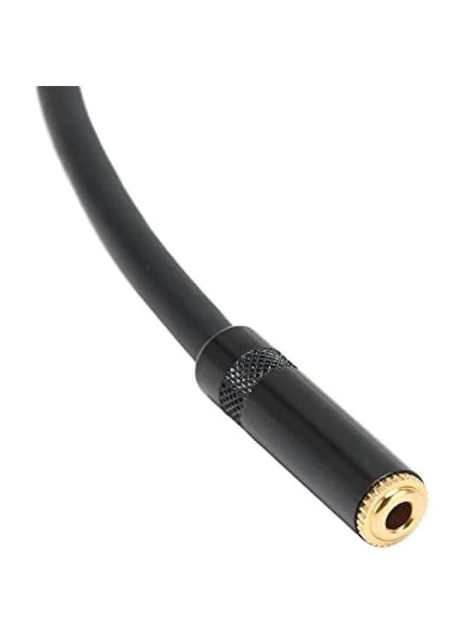 Generic - 1/8 Inch Mini Headphone Jack Adapter, 3 5mm to XLR Stereo Cable, Y Splitter Patch Microphone Cable for Mixer and PC Connection, Livestream, Broadcast - Image 1