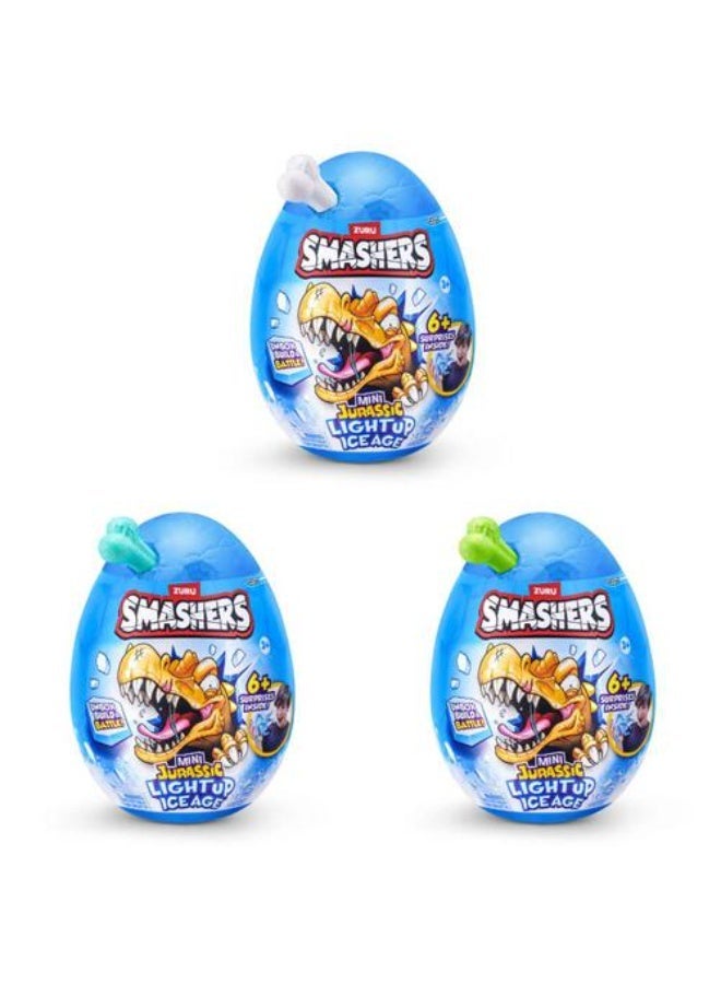 ZURU Smashers Dino Ice Age Surprise Egg Small with Mini Dinosaur & Hidden Surprises – Series 1 by ZURU - Image 4