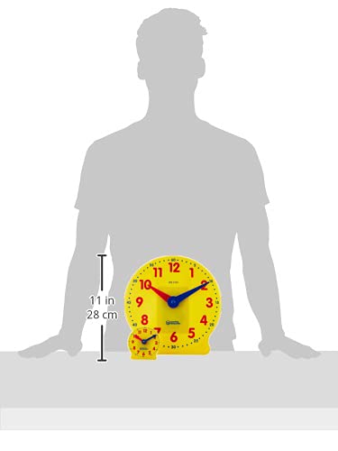 Learning Resources Classroom Clock Kit - Preschool Must Have, Teaching Time Activity , About Flash Time Cards, Montessori Toys, Math Manipulatives, Gifts for Boys and Girls, Toddler Activities - Image 3