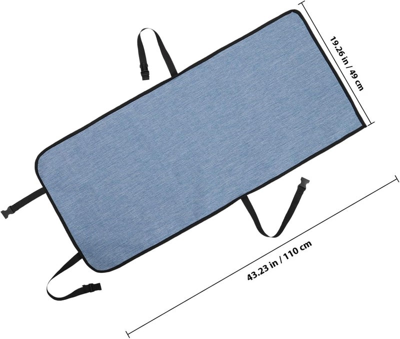 ARTIBETTER Pet Car Seat Cover for Dogs Waterproof Front Seat Protector Sturdy Light Blue Pad for Small Dogs Travel Accessories - Image 2