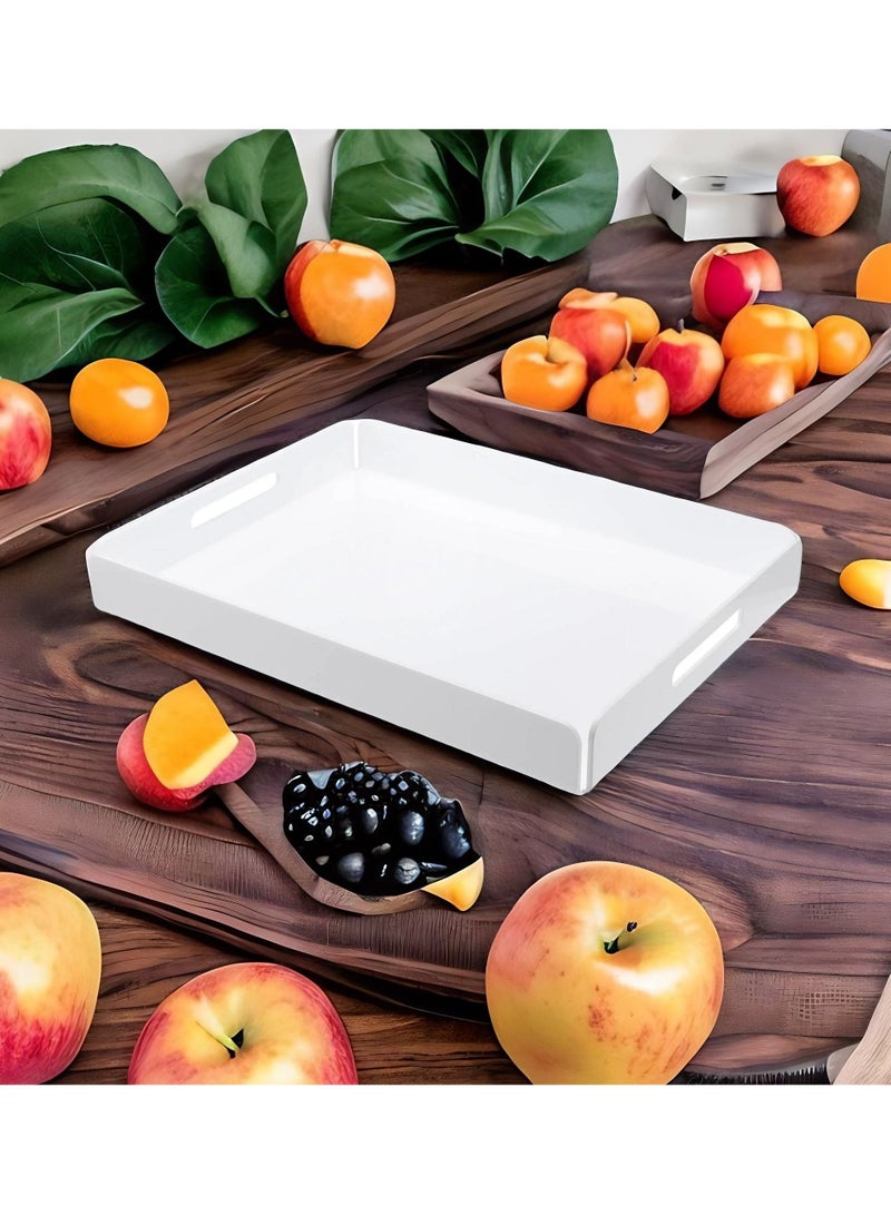 لمسة إبداع صينية إيبداع لامسيت بيضاء أكريليك (أبيض 40x30x5 سم) - Image 5