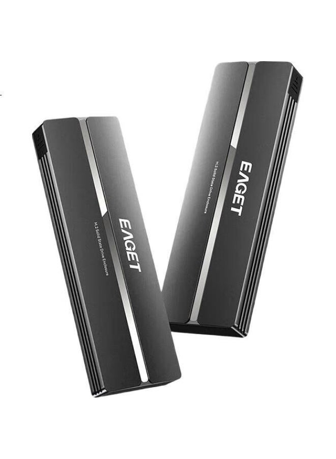 EAGET Eaget M.2 Sata/Ngff External Hard Drive Enclosure, Usb3.0 Interface, For Ssd, Compatible With Desktop And Laptop Computers - Image 2