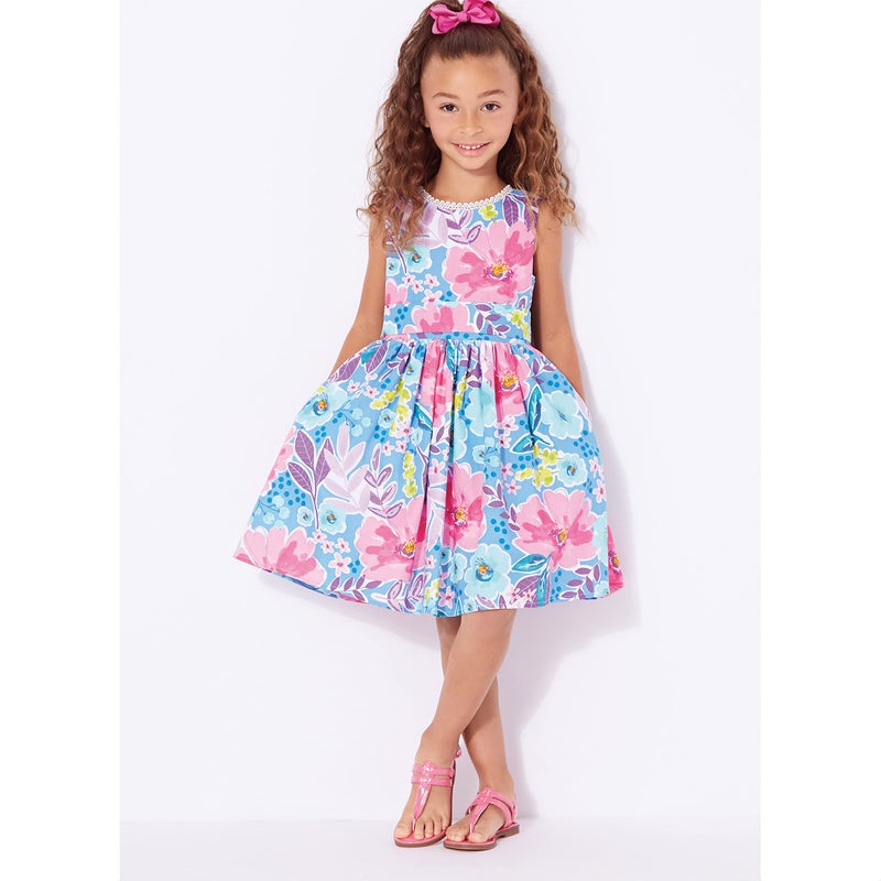 New Look UN6726A Easy to Sew Toddlers' and Children's Dress Sewing Pattern Kit, Code N6726, Sizes 1/2-1-2-3-4-5-6-7-8 - Image 3