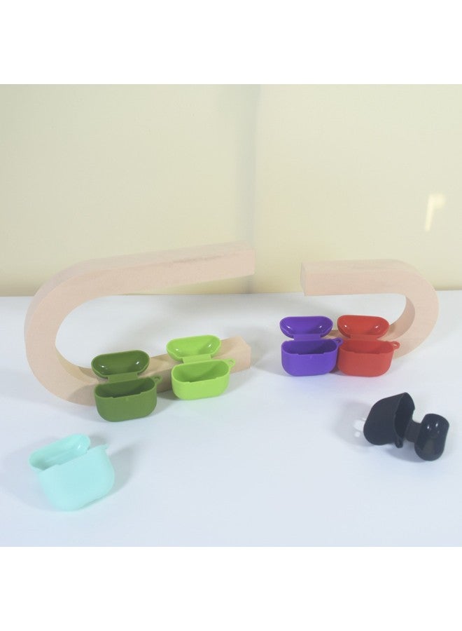 Airpods4 Protective Cover Silicone Material Drop-resistant LOGO Bluetooth Headset Protective Cover Airpods4 Earphone Case-Color:Airpods 3 (type B)-Applicable Models:Sakura Powder  - Image 3