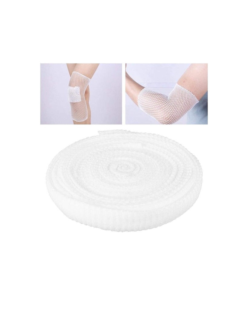 SYOSI Elastic Net Wound Dressing Bandage Breathable Tubular Gauze Stretch Support Bandage Fix Band Dressing Wrap Retainer for Wound Dressing's Restraint - Image 5