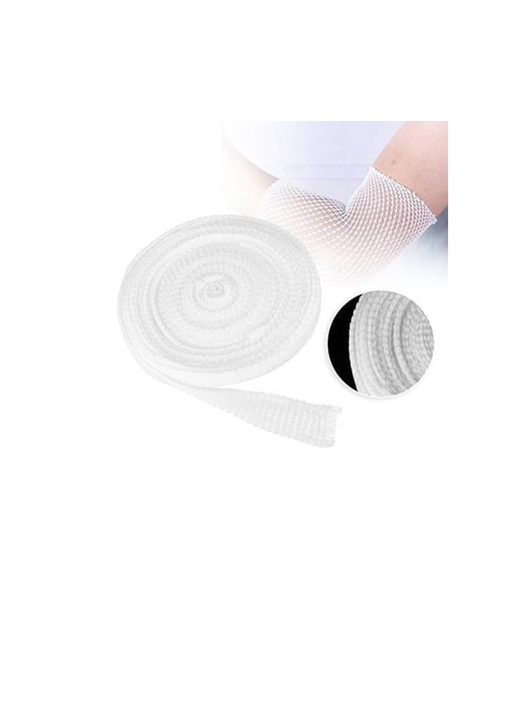 SYOSI Elastic Net Wound Dressing Bandage Breathable Tubular Gauze Stretch Support Bandage Fix Band Dressing Wrap Retainer for Wound Dressing's Restraint - Image 1