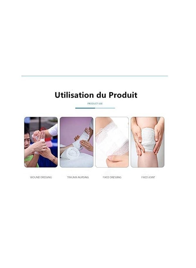 SYOSI Elastic Net Wound Dressing Bandage Breathable Tubular Gauze Stretch Support Bandage Fix Band Dressing Wrap Retainer for Wound Dressing's Restraint - Image 3