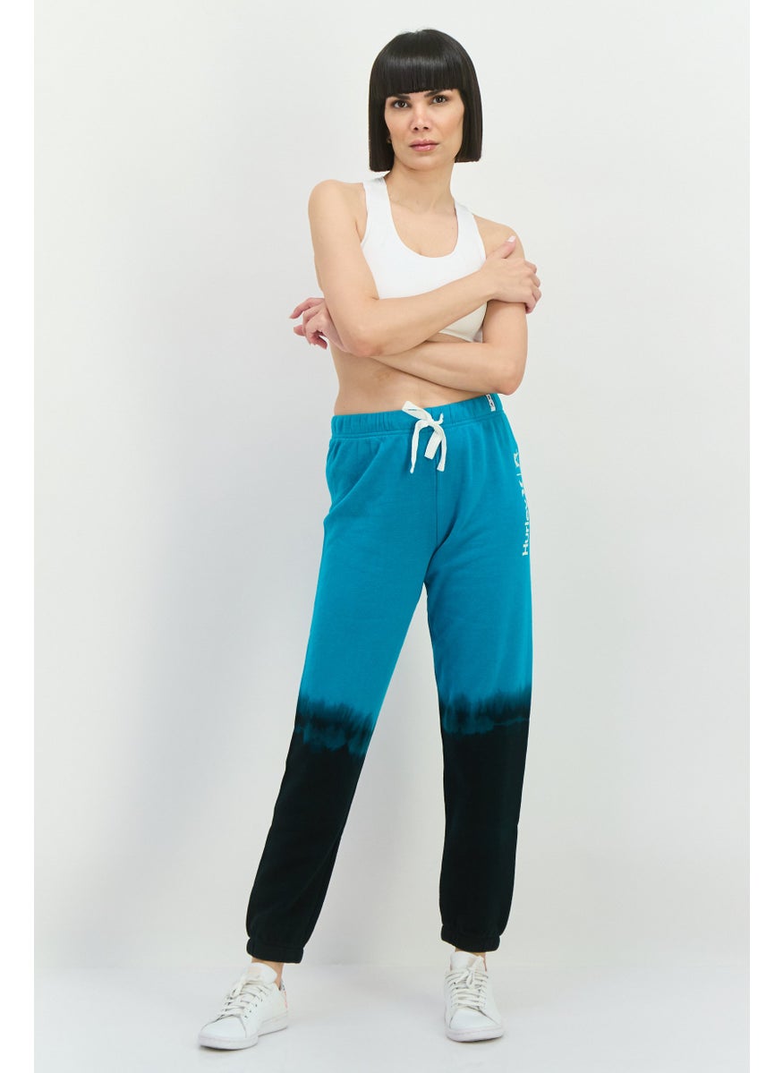 Hurley Women Sportswear Fit Outdoor Jogger Pants, Teal Green  - Image 4