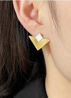 Luxuria 18K Gold Plated Stainless Steel Earrings for Women  - Image 5