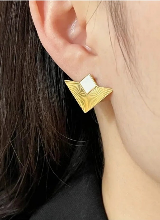 Luxuria - 18K Gold Plated Stainless Steel Earrings for Women - Image 1