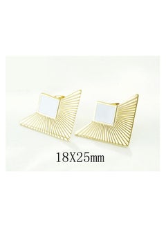 Luxuria 18K Gold Plated Stainless Steel Earrings for Women  - Image 2