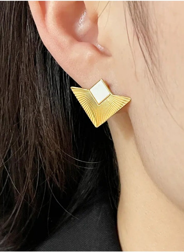 Luxuria - 18K Gold Plated Stainless Steel Earrings for Women - Image 1