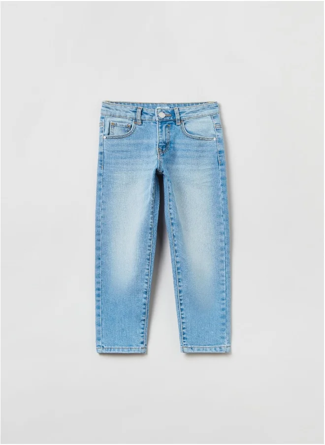او في اس OVS Relaxed-Fit Jeans With Five Pockets