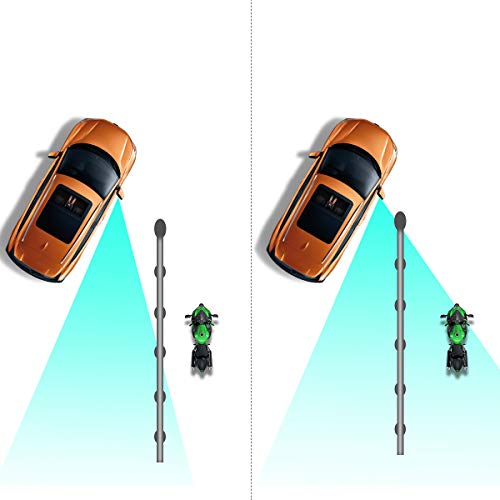 POMFW Blind Spot Mirror, 2 inch Rearview Convex Side Mirrors for Cars SUV Truck Van Stick on 3M Adhesive, Rear View HD Glass Frameless Sway Rotate adjustable Wide Angle 2PCS (Fanshaped) - Image 5