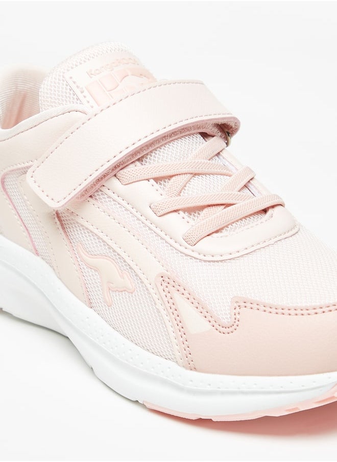 kangaROOS - Girls Textured Sports Shoes With Hook And Loop Closure - Image 1