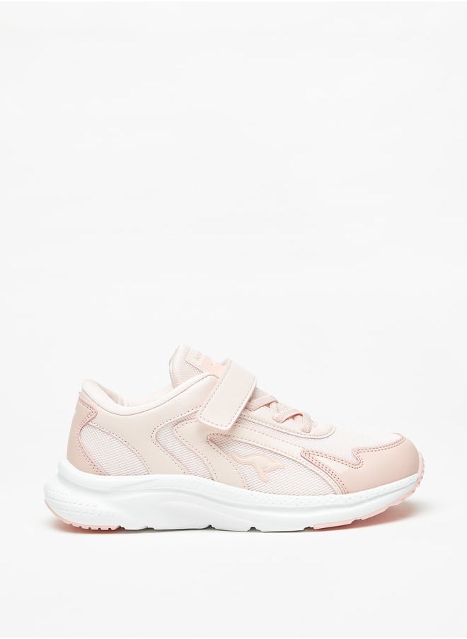 kangaROOS - Girls Textured Sports Shoes With Hook And Loop Closure - Image 1