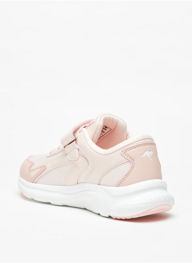 kangaROOS - Girls Textured Sports Shoes With Hook And Loop Closure - Image 1