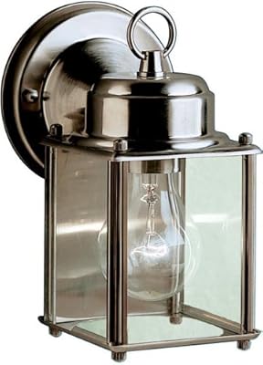 Kichler Kichler KICHLER 9611SS Outdoor Wall Light, 8.25" Height, Stainless Steel, 1 Light  - Image 1