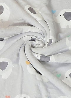 Status Contract Baby Microfiber Super Soft Kids Baby Blanket, Grey,80 X 120 Cm  - Image 3