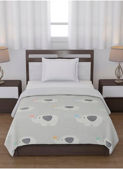 Status Contract Baby Microfiber Super Soft Kids Baby Blanket, Grey,80 X 120 Cm  - Image 1
