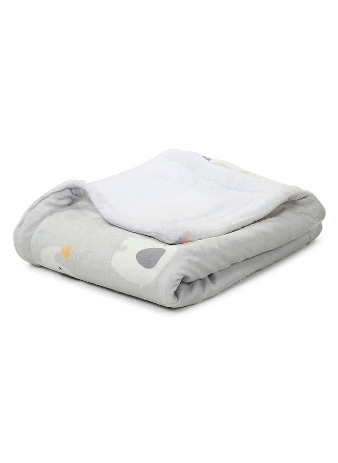 Status Contract Baby Microfiber Super Soft Kids Baby Blanket, Grey,80 X 120 Cm  - Image 4