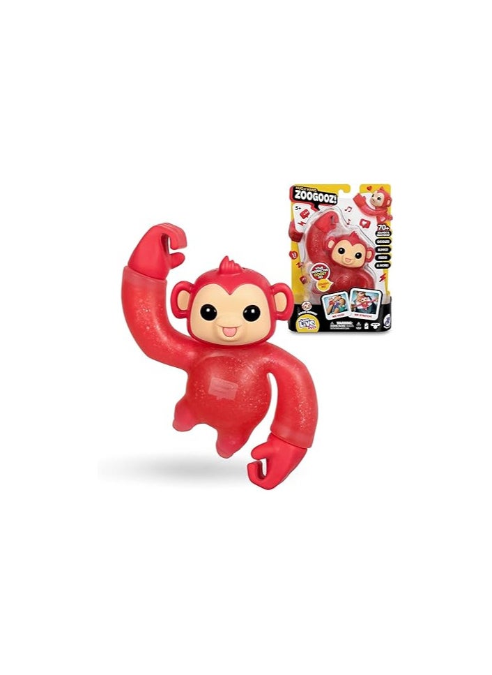 LITTLE LIVE PETS - Hug n'  Hang Zoogooz Mooki Monkey - Image 1