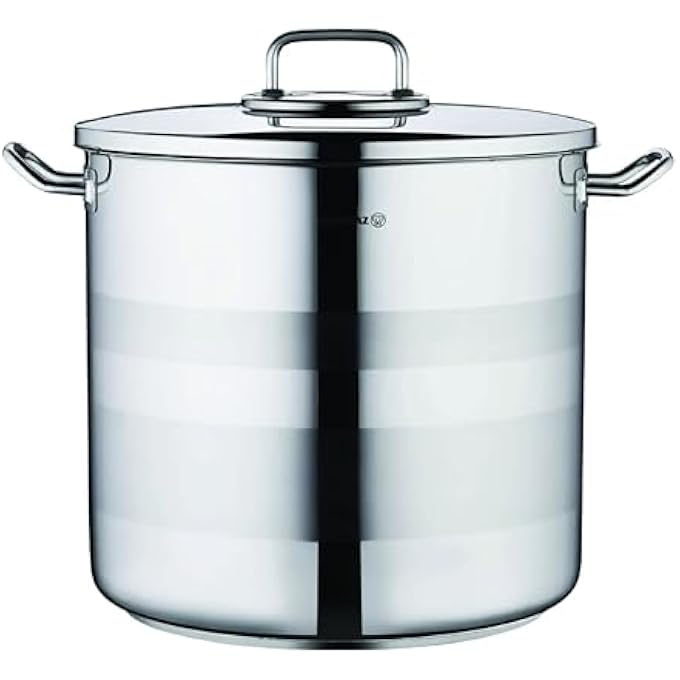 Korkmaz Astra2 Extra Deep Casserole 40X34 Cm  425 L  Sandwich Bottom Induction Pot For Cooking  Turkish TriPly Bottom Stainless Steel Cookware  Ka2033 - Image 1