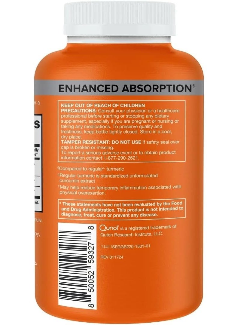 Qunol Turmeric 1,500 Mg, 220 Capsules - Image 4