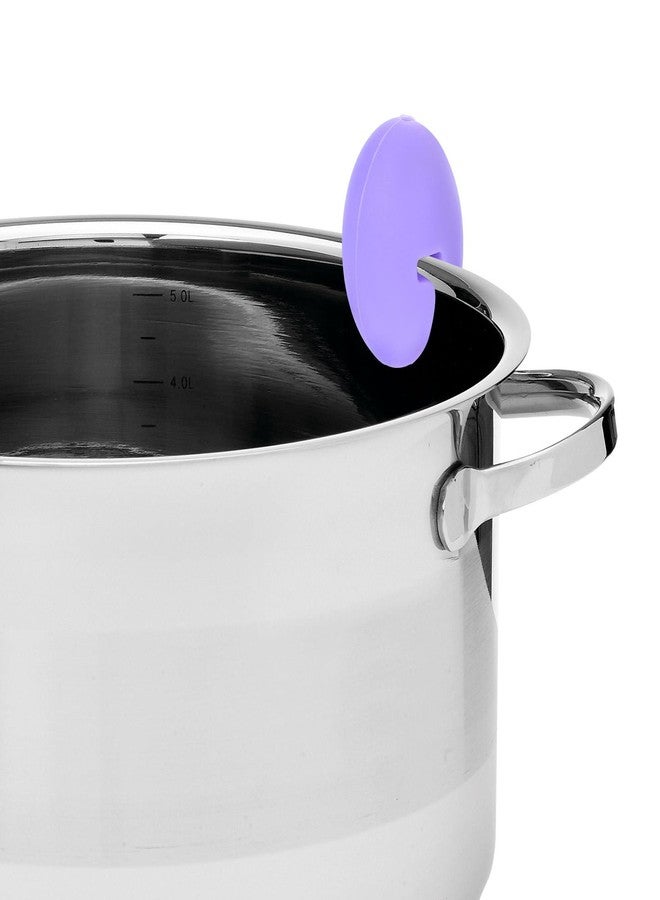 SHOWERORO Thermometer Fixing Clip Silicone Thermometer Clip Non-Scratch Design Compatible with Probe Kitchen Accessory for Candle Soap Jam Candy Milk Chocolate Cooking - Image 2