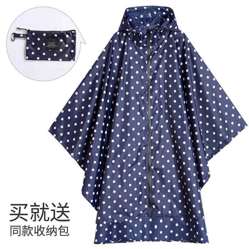 Manufacturer Consignment Japanese And Korean Fashion Thin Cloak Adult Men And Women Raincoat Poncho Backpack Cycling - Image 4