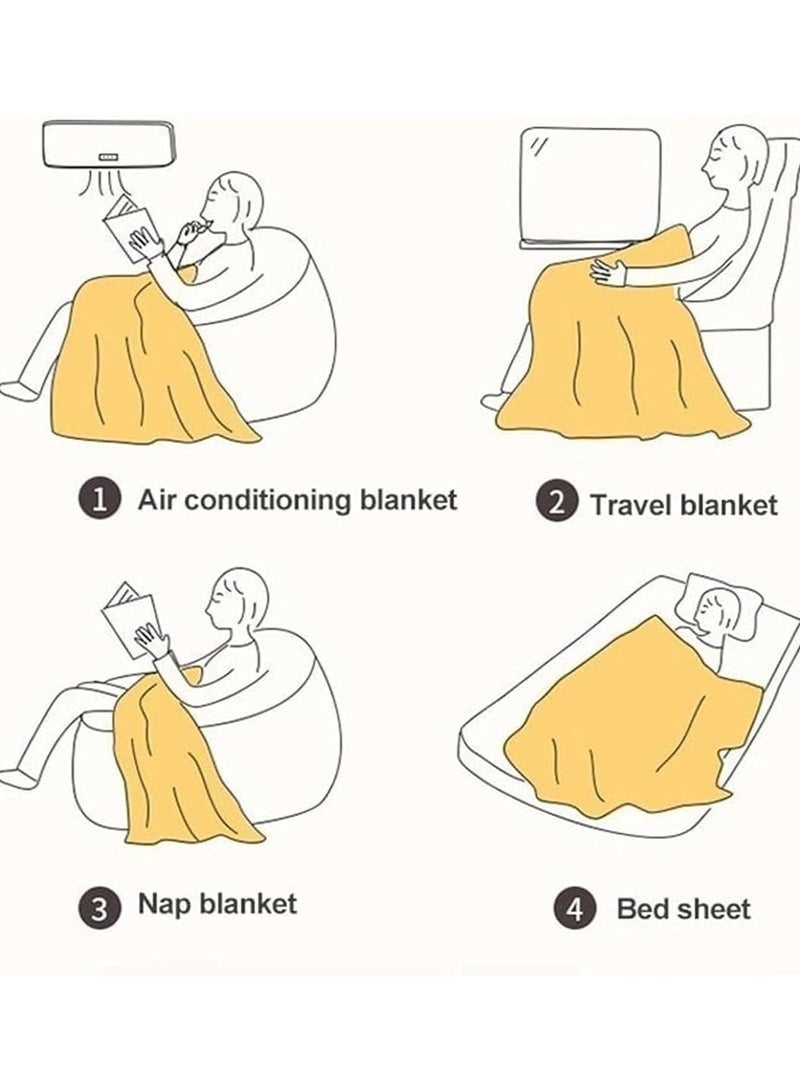 Bukela Double Sided Chenille Sofa Cover, Stylish Sofa Cover, Chenille Furniture Sofa Cover Towel, Four Seasons Chenille Sofa Cover Available Both Sides, 180*130cm for Single Sofa - Image 5