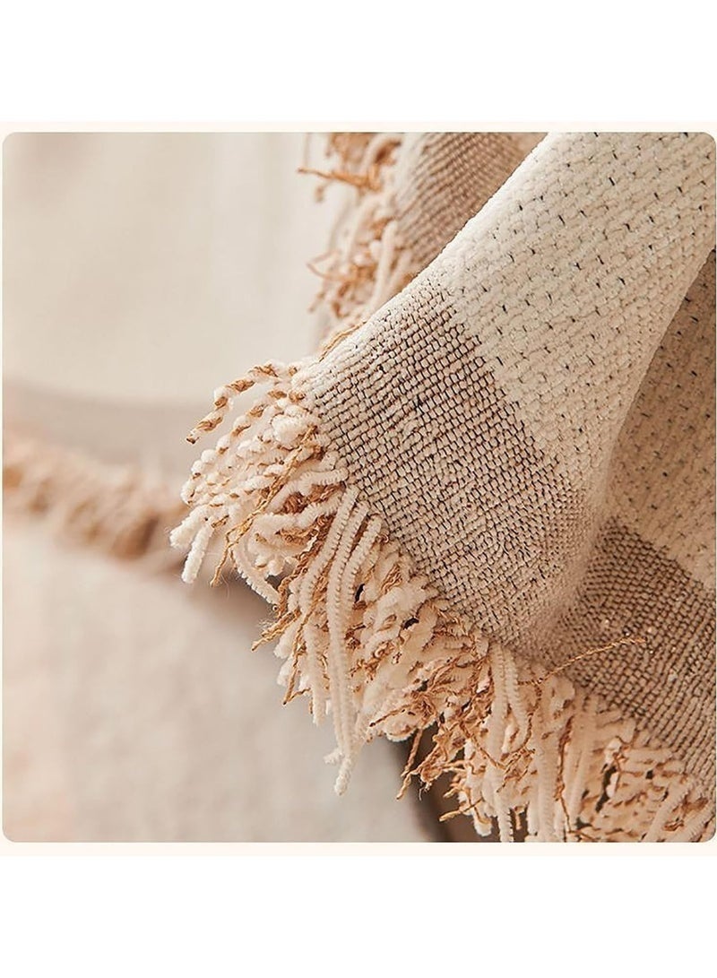 Bukela Double Sided Chenille Sofa Cover, Stylish Sofa Cover, Chenille Furniture Sofa Cover Towel, Four Seasons Chenille Sofa Cover Available Both Sides, 180*130cm for Single Sofa - Image 4