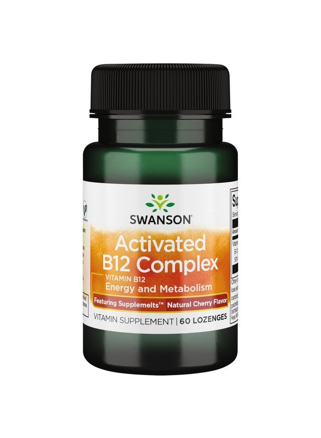 Swanson Supplemelts Sublingual Activated Vitamin B-12 60 Tabs - Image 1