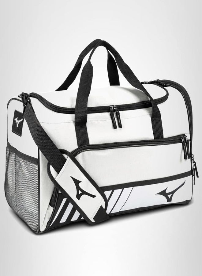ميزونو حقيبة سفر رياضية متعددة الاستخدامات من ميزونو، بيضاء - Image 5