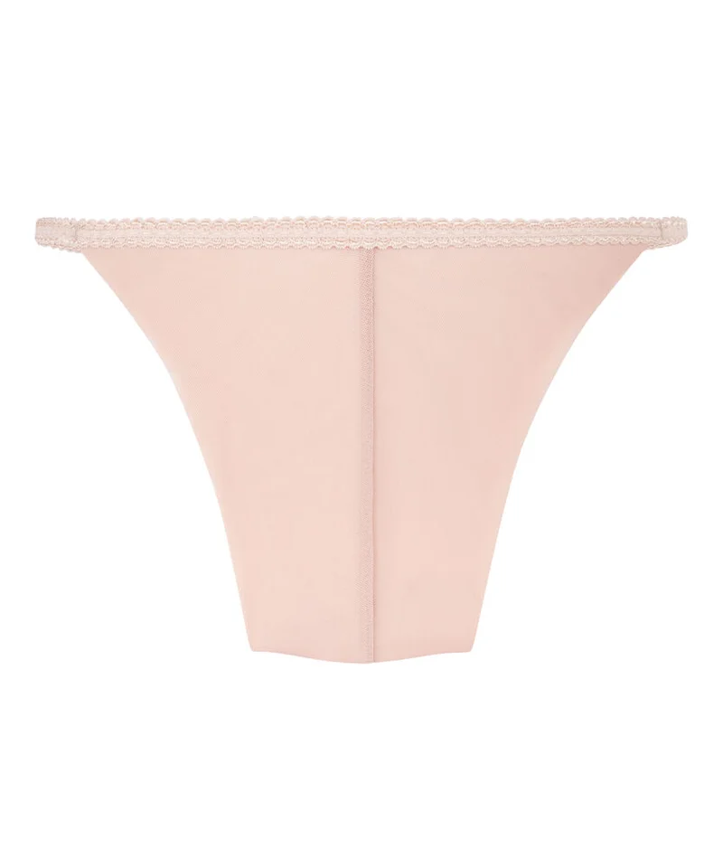 هانك مولر Lace High Leg Thong