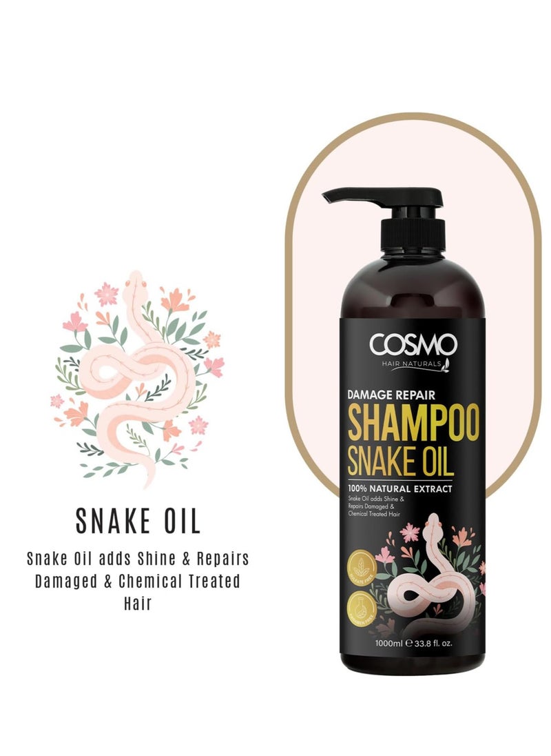COSMO Cosmo Snake Oil Shampoo 1000m for Men & Women  - Image 2