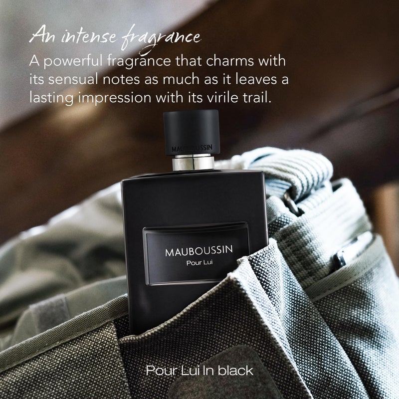Mauboussin - Pour Lui In Black 100ml (3.3 Fl Oz) - Eau de Parfum for Men - Woody & Oriental Scents - Image 3