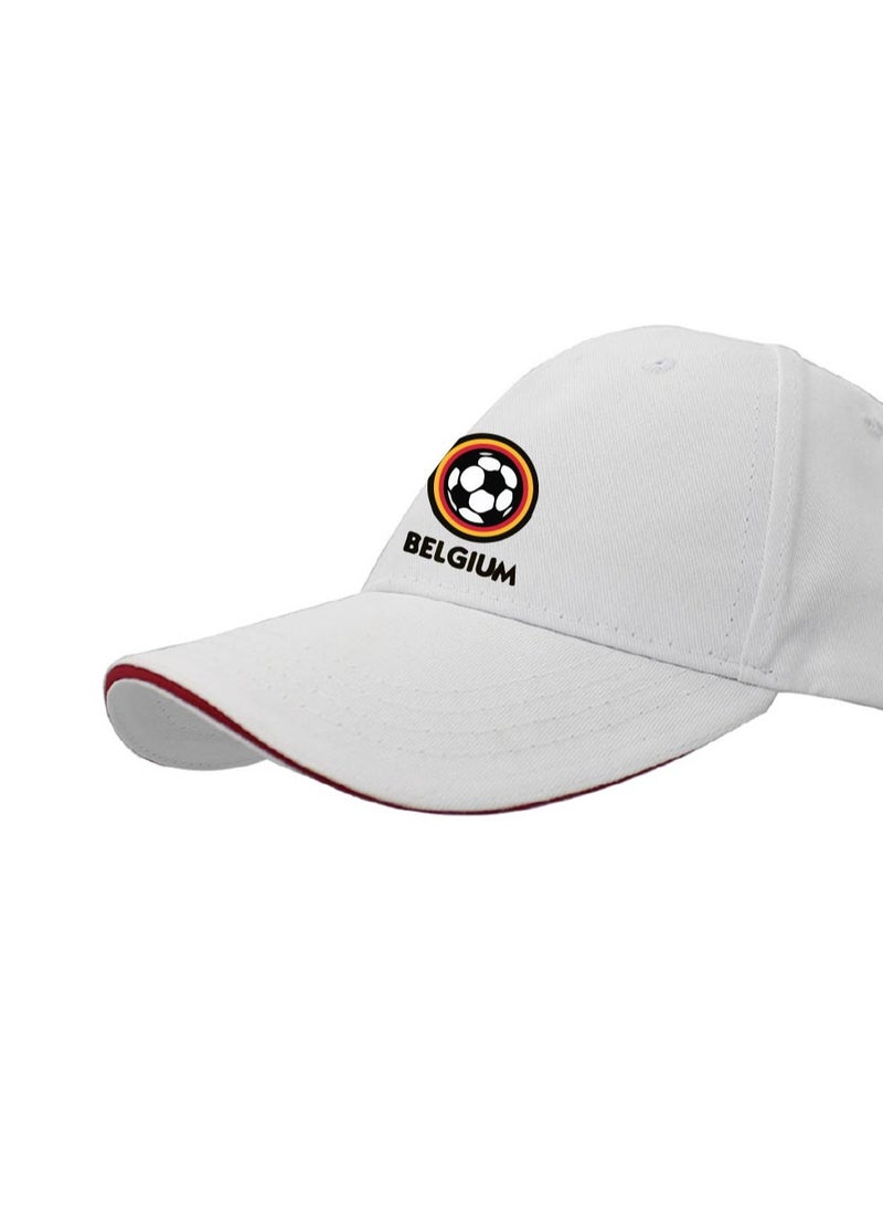 PRINTSHOP4ME Belgium Unisex Adult Football Cap For Both Men And Women With Metal Adjustable Buckle Closure-Perfect For Football Fans,Match Days,Outdoor Activities And Everyday Wear - Image 5