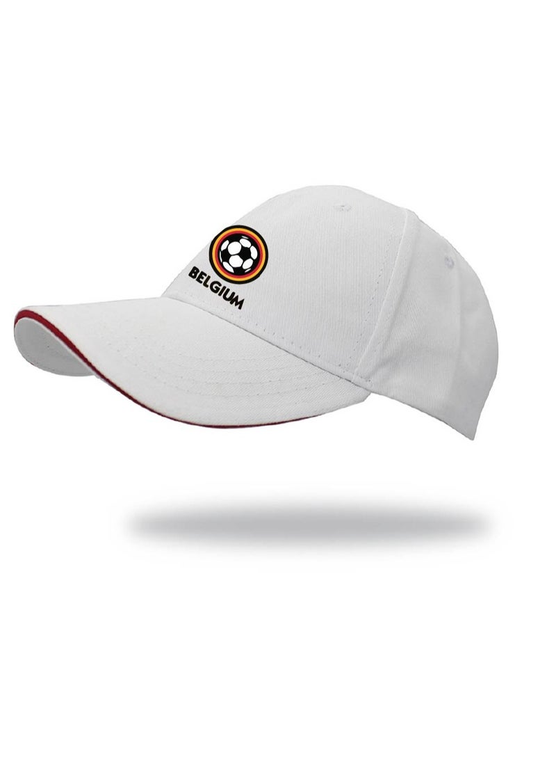 PRINTSHOP4ME Belgium Unisex Adult Football Cap For Both Men And Women With Metal Adjustable Buckle Closure-Perfect For Football Fans,Match Days,Outdoor Activities And Everyday Wear - Image 4