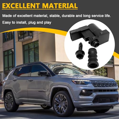 repustor Fuel Tank Cover Door Lid Lock Buckle Actuator Motor Snap Spring Pin Latch Compatible with Jeep Renegade 2016-2022/Jeep Compass 2017-2022/Jeep Grand Commander 2018-2022 - Image 4