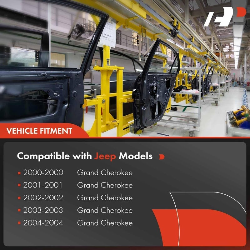 A-Premium Power Window Regulator with Motor for Jeep Grand Cherokee WJ 2001-2004 Front Left Driver Side - Image 3