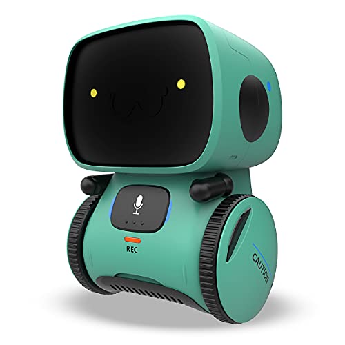 KaeKid Robots for Kids Interactive Smart Robotic with Touch Sensor Voice Control Speech Recognition Singing Dancing Repeating and Recording Robot Toy for 3 4 5 6 7 8 Year Old Boys Girls - Image 1