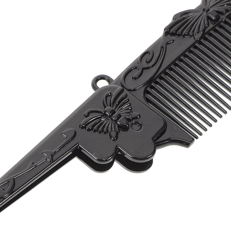 10pcs Foldable Rat Tail Combs for Women Black Carbon Teasing Combs for Fine Hair Hair Parting Styling Tools Portable for Travel and Salon Use - Image 3