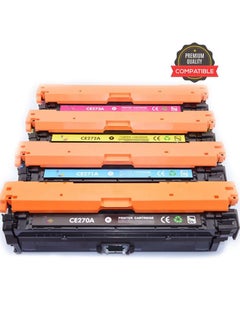 Compatible toner cartridge 650A Full Set Use For Hp Color Laserjet  CP5525/CP5520/CP5525n/CP5525dn/CP5525xh M750 (CE270A CE271A CE272A CE273A)