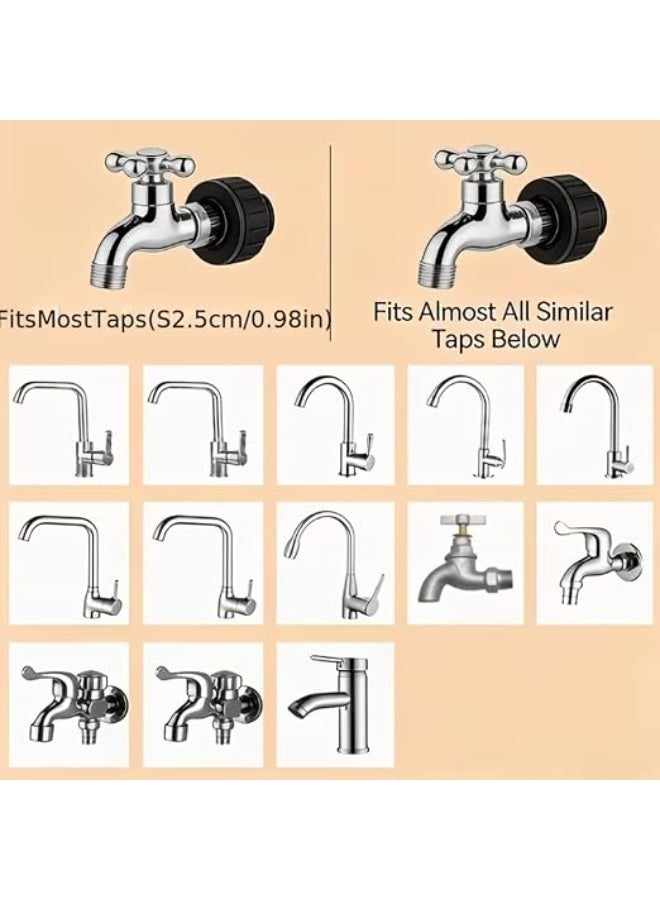 Universal Faucet Filter Replacement Bags Set of 10 with -1 Elastic Strap Fiber Water Tap, Filter Bags for Hot and Cold Water, Sediment Rust Scale Impurity Filtration Kitchen, Bathroom and Sink Use - Image 5