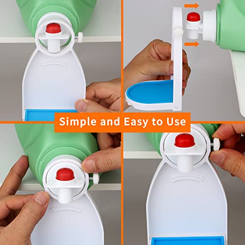 Dulinkas 2 PCS Laundry Detergent Tray Fabric Softener Soap Holder Stand Container - Image 5