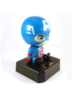 Trunkin Trunkin Sitting Cute Solar Bobblehead C A Winter Soldier Action Figure Bobble Head car Accessory  - Image 2
