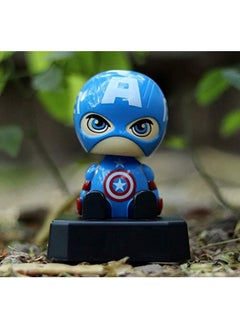 Trunkin Trunkin Sitting Cute Solar Bobblehead C A Winter Soldier Action Figure Bobble Head car Accessory  - Image 1