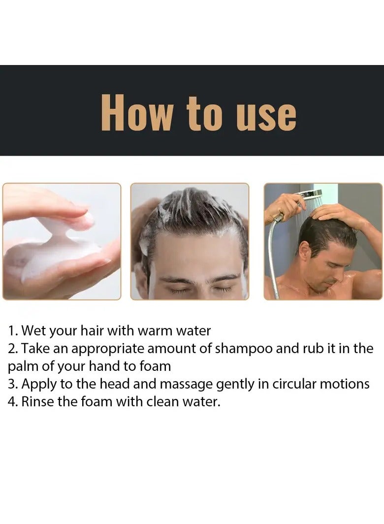 EELHOE Hair Shampoo, Enhances Thick And Fluffy Hair, Smoothes And Strengthens Hair Care Shampoo - Image 3